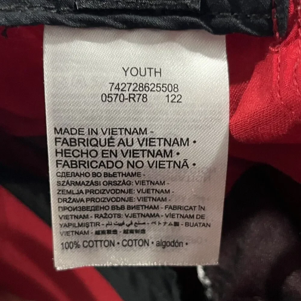 Air Jordan Jumpman Youth Hat Cap Strapback Adjustable Red Black Basketball Kids